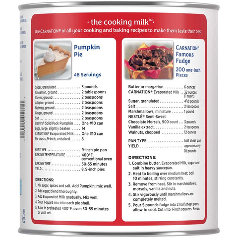 Nestle Carnation Vitamin D Added Evaporated Milk, 97 Ounce -- 6 cans per case