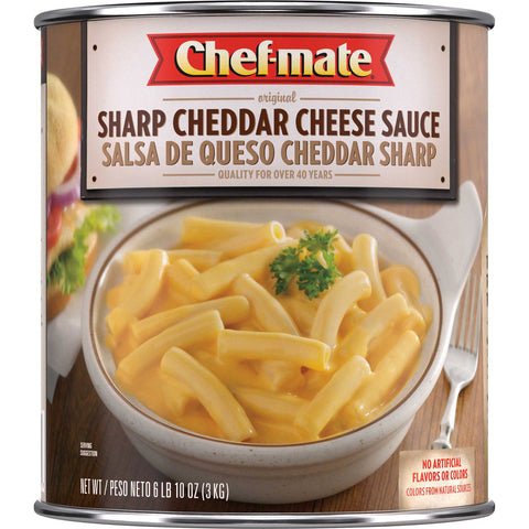 Chef Mate Sharp Cheddar Sauce 6 Case 96 Ounce