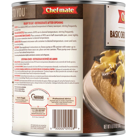 Chef Mate Basic Cheddar Sauce 6 Case 96 Ounce