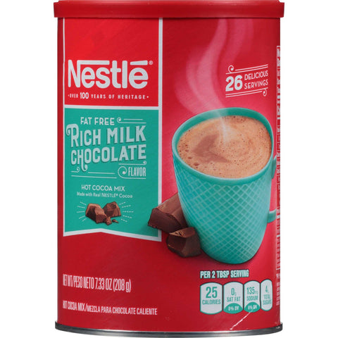 Nestle Hot Chocolate Cocoa Mix, 7.33 Ounce -- 12 per case.