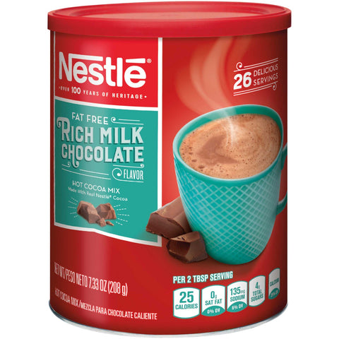 Nestle Hot Chocolate Cocoa Mix, 7.33 Ounce -- 12 per case.