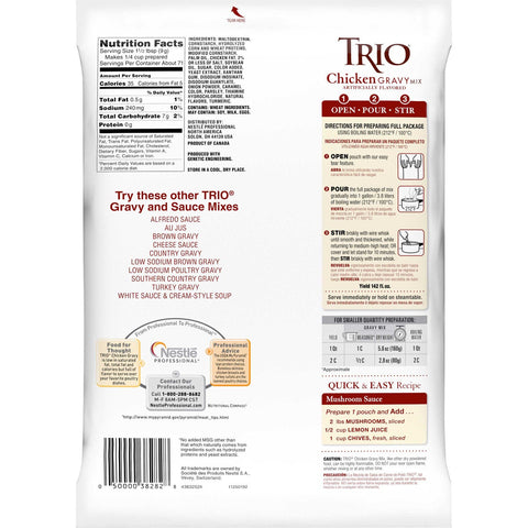 Nestle Trio Chicken Gravy Mix 8 Case 22.6 Ounce