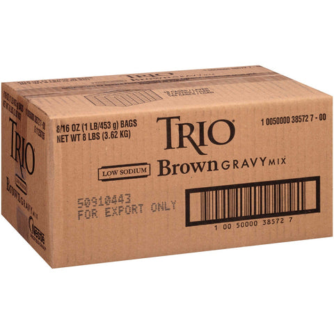 Nestle Trio Low Sodium Brown Gravy 8 Case 16 Ounce