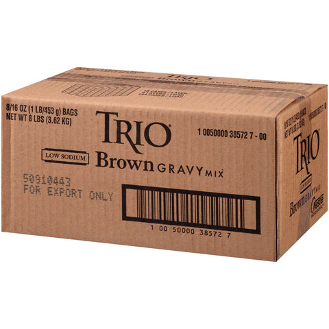 Nestle Trio Low Sodium Brown Gravy 8 Case 16 Ounce