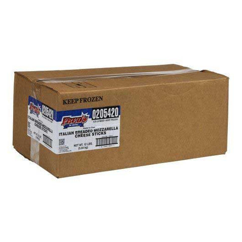 Freds Italian Breaded Mozzarella Cheese Stick, 3 Pound -- 4 per case