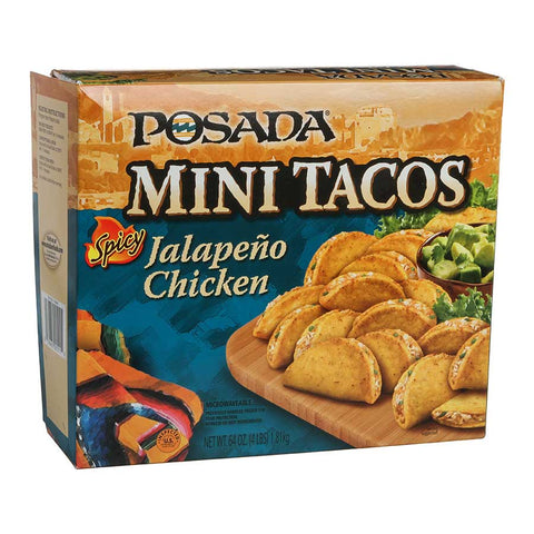 Windsor Posada Jalapeno Chicken Mini Taco, 4 Pound -- 4 per case.