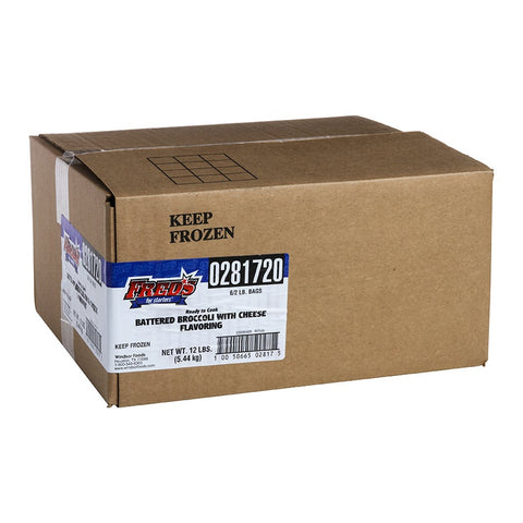 Windsor Freds Tempura Battered Cheese Broccoli Floret, 2 Pound -- 6 per case.
