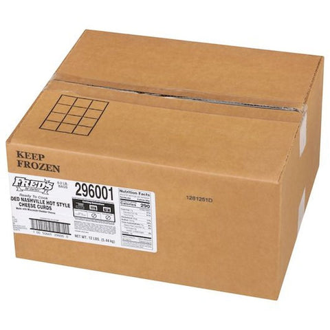 Freds Breaded Nashville Hot Style Cheese Curds - Sample, 2 Pound -- 6 per case
