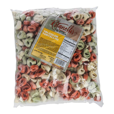 Windsor Bernardi Rotanelli Tri Color Cheese Tortellini, 5 Pound -- 2 per case.