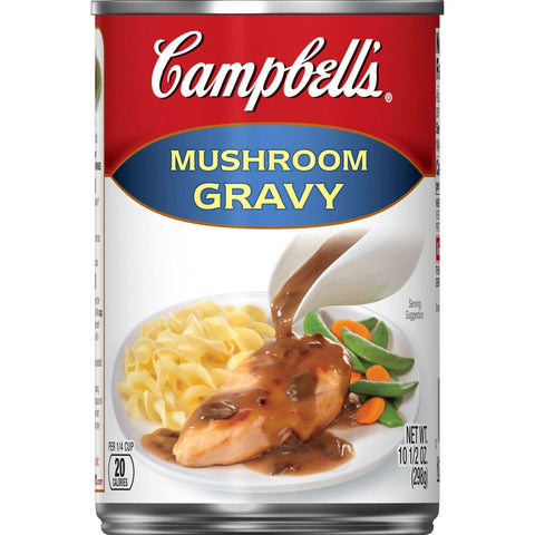 Campbells Soup Mushroom Gravy, 10.5 Ounce -- 24 per case.