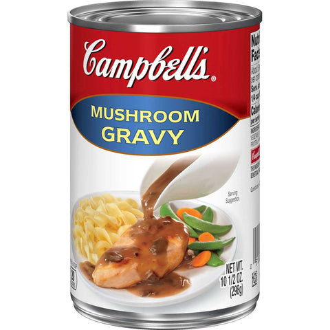 Campbells Soup Mushroom Gravy, 10.5 Ounce -- 24 per case.