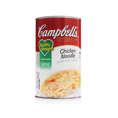 Campbells Healthy Request Chicken Noodle Soup - 50 oz. can, 12 per case