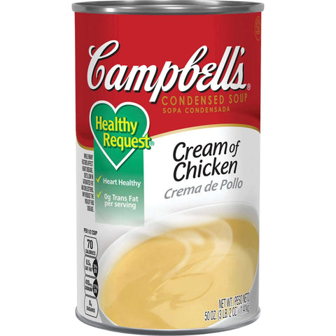 Campbells Healthy Request Cream Chicken Soup - 50 oz. can, 12 per case