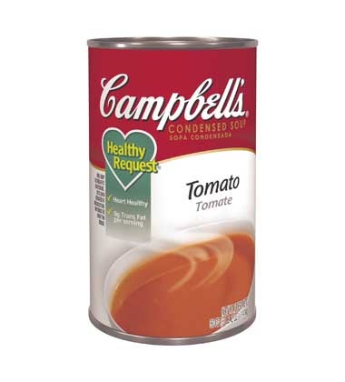 Campbells Healthy Request Condensed Tomato Soup - 50 oz. can, 12 per case