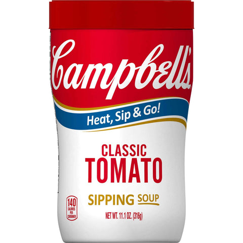 Campbells Soup at Hand Classic Tomato Soup - 10.75 oz. cup, 8 per case