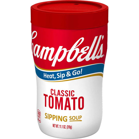 Campbells Soup at Hand Classic Tomato Soup - 10.75 oz. cup, 8 per case