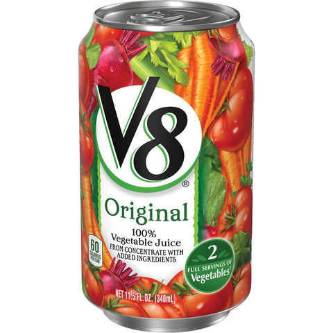 Campbells Soup V8 100 Percent Vegetable Juice, 11.5 Ounce Can -- 24 per case.