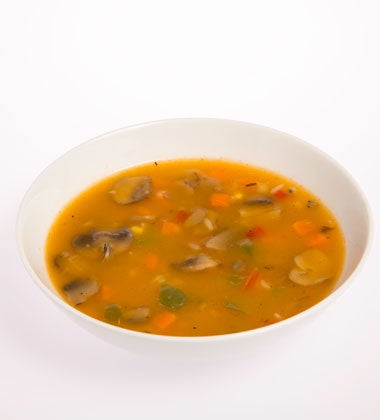 Campbells Well and Good Frozen Condensed Portobello Mushroom and Barley Soup, 4 lb. tray - 3 per case