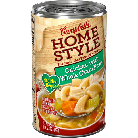Campbell's Home Style Chicken with Whole Grain Pasta, 18.6 Ounce -- 12 per case