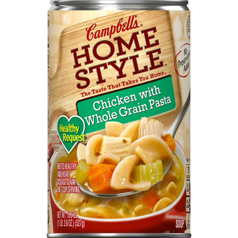 Campbell's Home Style Chicken with Whole Grain Pasta, 18.6 Ounce -- 12 per case