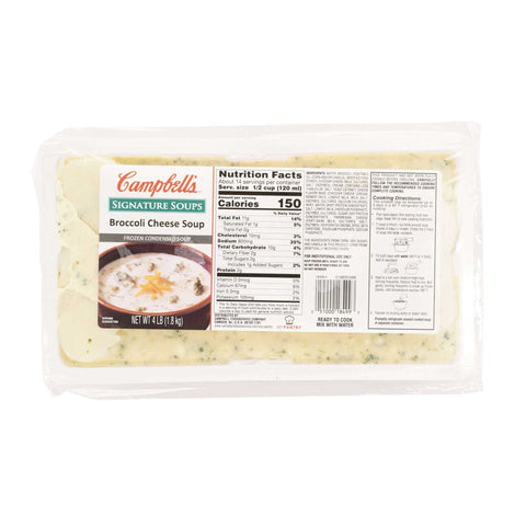 Campbells Broccoli Cheese Soup, 4 Pound -- 3 per case.