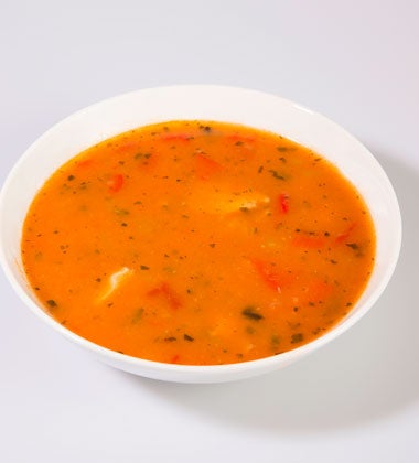 Campbells Select Harvest Frozen Condensed Mexican Style Chicken Tortilla Soup - 4 lb. tray, 3 per case