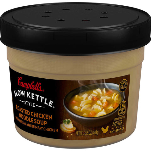 Campbells Roasted Chicken Noodle Soup, 15.5 Ounce -- 8 per case