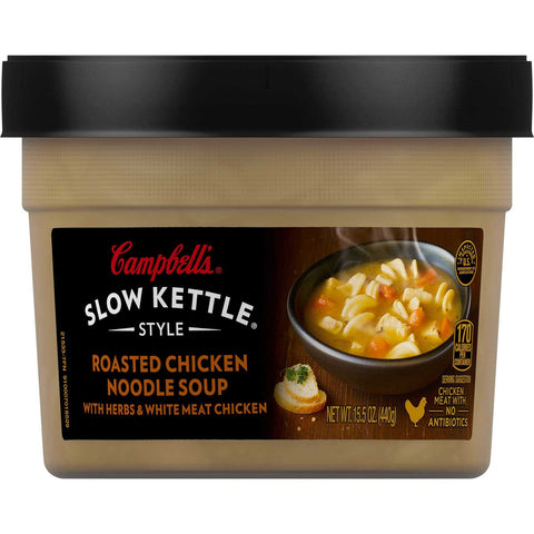 Campbells Roasted Chicken Noodle Soup, 15.5 Ounce -- 8 per case