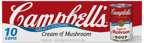 Campbells Cream of Mushroom Soup, 105 Ounce