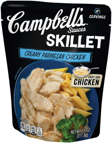 Campbells Creamy Parmesan Chicken Skillet Sauce, 11 Ounce Pouch -- 6 per case