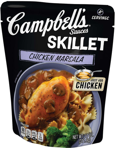 Campbells Chicken Marsala Skillet Sauce, 11 Ounce -- 6 per case