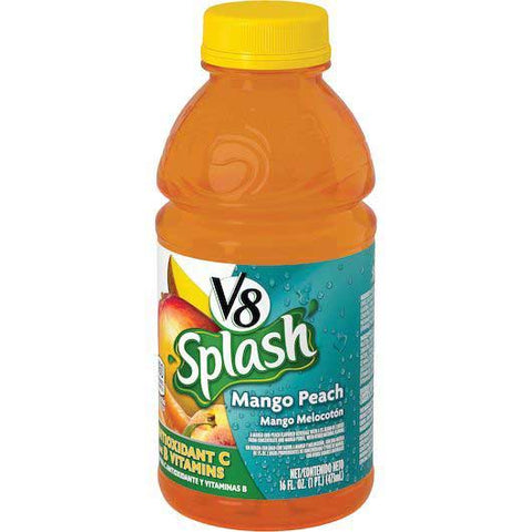 V8 Mango Peach, 16 Fluid Ounce -- 12 per case