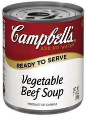 Campbells Vegetable Beef Soup, 7.25 Ounce -- 24 per case