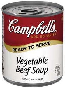 Campbells Vegetable Beef Soup, 7.25 Ounce -- 24 per case