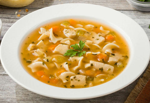 Campbell Signature Frozen Reduced Sodium Chicken Noodle Soup, 4 Pound -- 4 per case