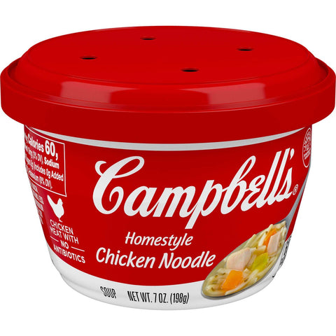 Campbells Homestyle Chicken Noodle Soup, 7 Ounce -- 6 per case