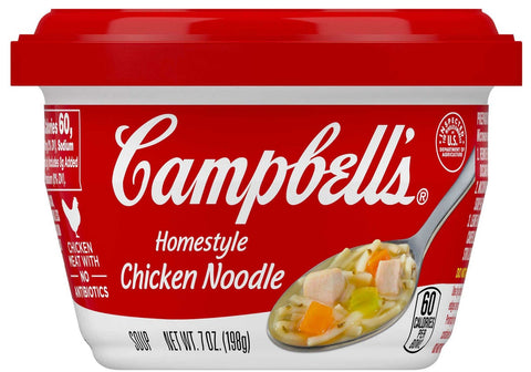 Campbells Homestyle Chicken Noodle Soup, 7 Ounce -- 6 per case