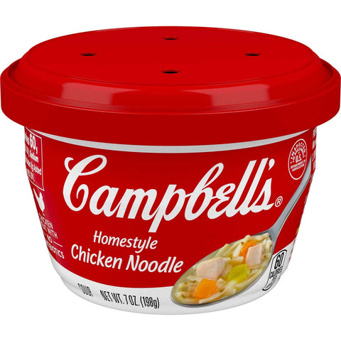 Campbells Homestyle Chicken Noodle Soup, 7 Ounce -- 6 per case