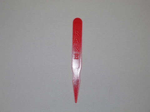 Continental 2.88 inch Red Steak Marker-Rare, 1000 per pack -- 5 packs per case.