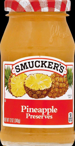 Smuckers Pineapple Preserves, 12 Ounce -- 12 per case