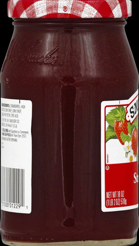 Smuckers Seedless Strawberry Jam, 18 Ounce -- 12 per case.