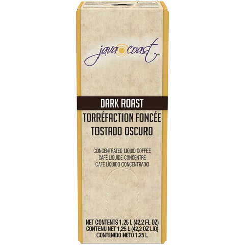 Java Coast Dark Roast Concentrated Liquid Coffee, 1.25 Liter -- 2 per case.