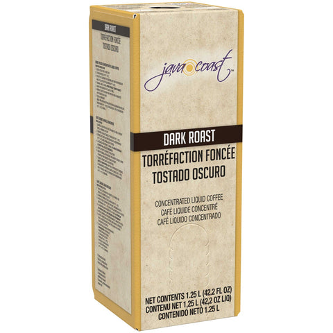 Java Coast Dark Roast Concentrated Liquid Coffee, 1.25 Liter -- 2 per case.