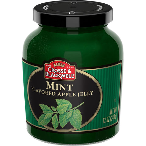 Crosse and Blackwell Mint Apple Jelly, 12 Ounce -- 6 per case.