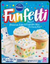 Pillsbury Funfetti Cake Mix, 15.25 Ounce -- 12 per case