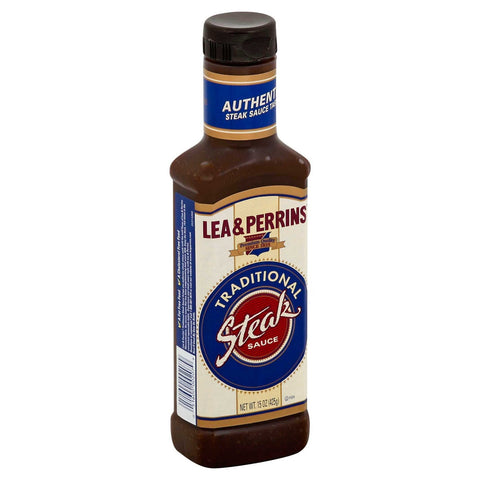 Lea and Perrins Traditional Steak Sauce, 15 ounce -- 12 per case