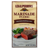 Lea and Perrins Cracked Peppercorn Marinade, 12 Ounce -- 10 per case.