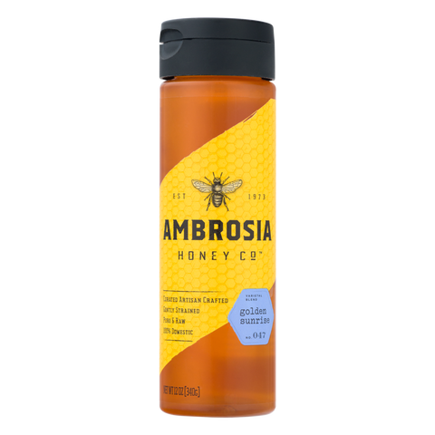 Ambrosia Golden Sunrise Honey, 12 Ounce -- 6 per case.