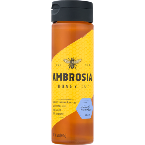 Ambrosia Golden Sunrise Honey, 12 Ounce -- 6 per case.