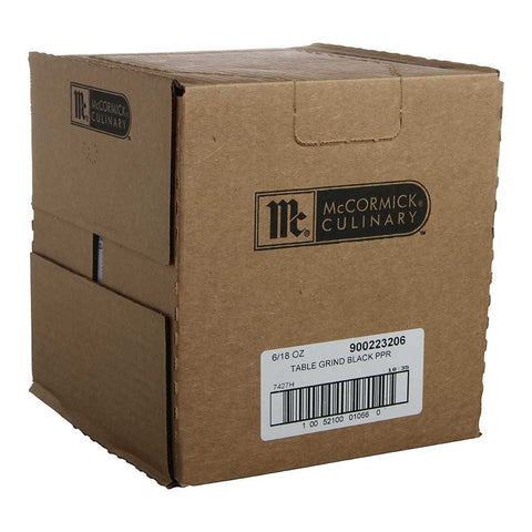 McCormick Culinary Table Grind Black Pepper, 18 oz. -- 6 per case